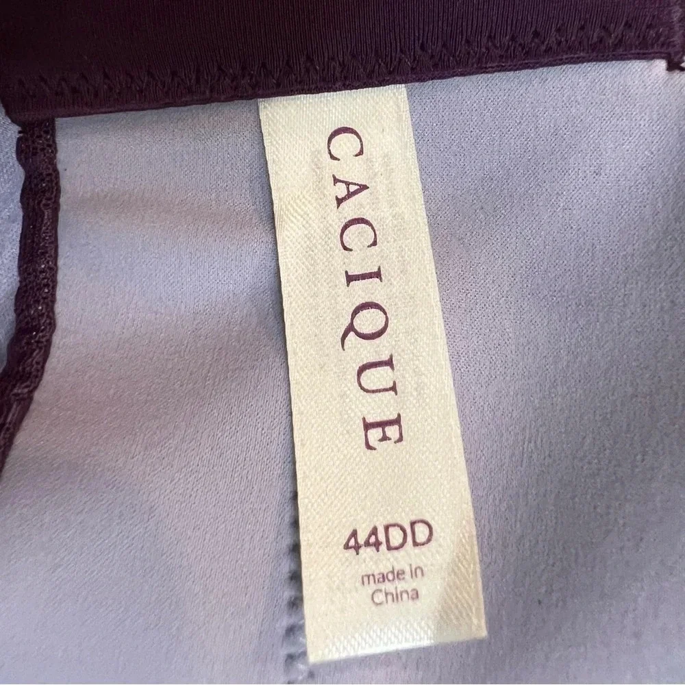 Cacique Plum Side‎ Smoothing Solution Balconette Underwire Bra. Size 44DD. NWT.